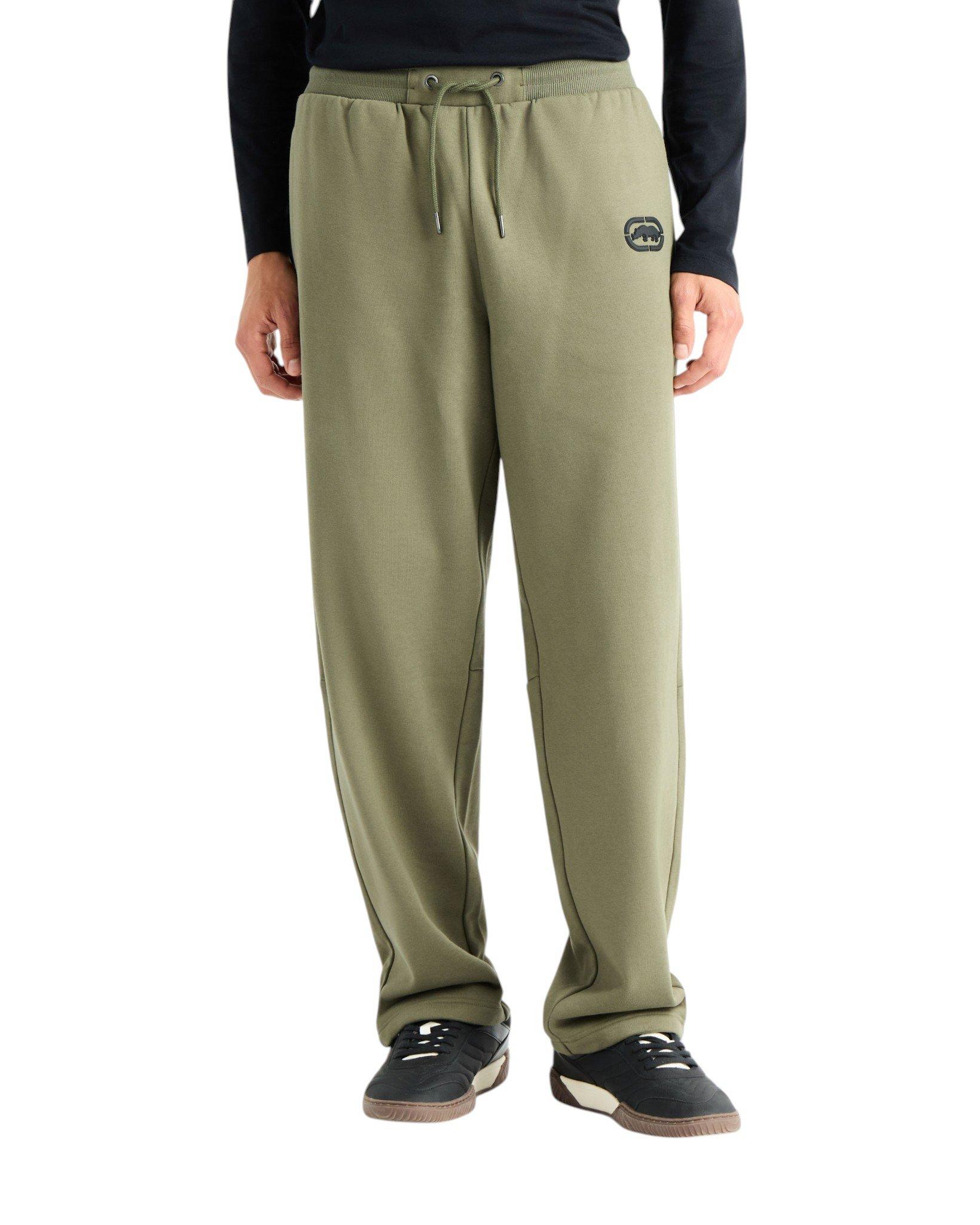 ecko unltd. Men's Classic Wide Leg Sweatpants - Olive - OLIVE